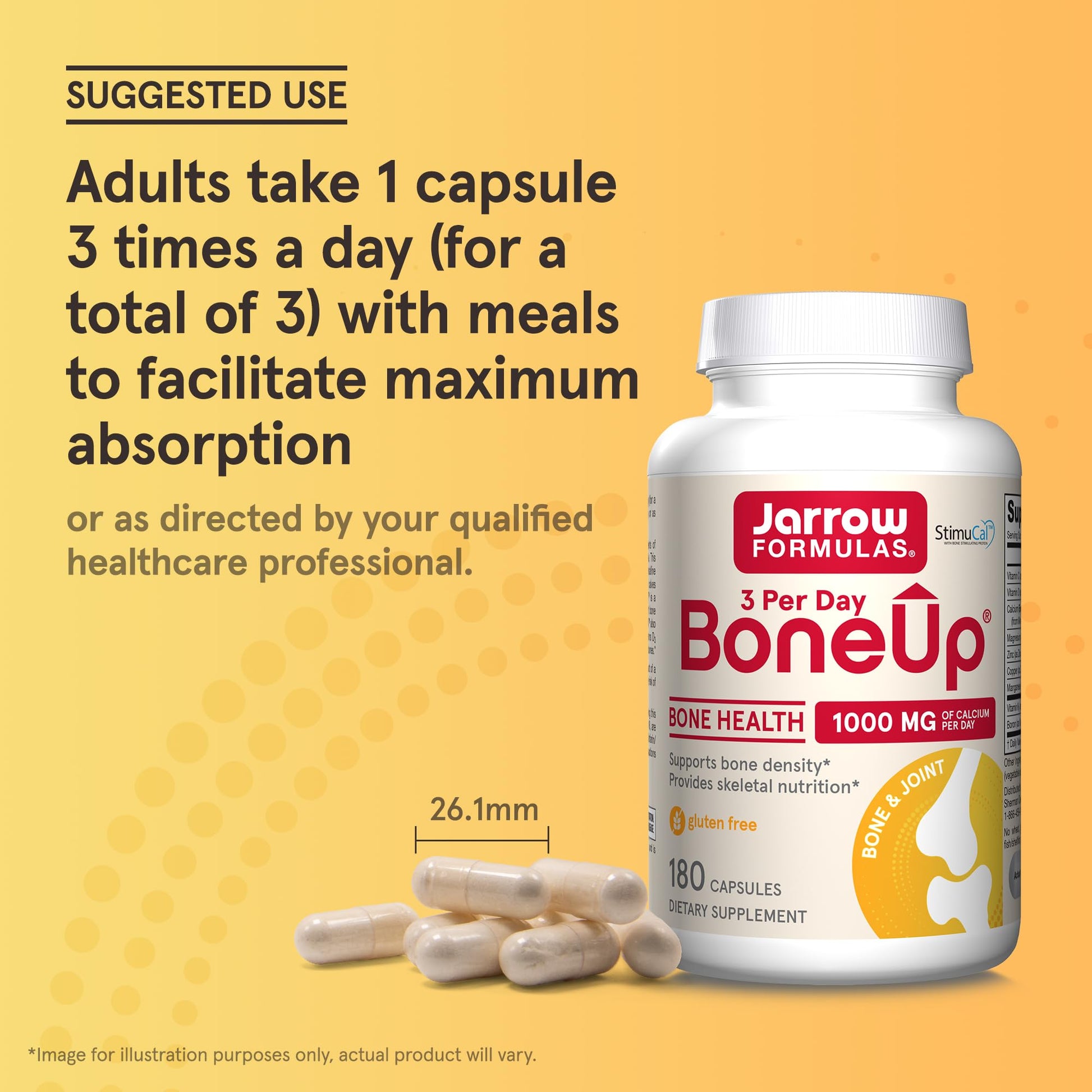 Jarrow Formulas BoneUp Three Per Day for Bone Density and Skeletal Nutrition, Includes Vitamin D3, K2 (as MK-7) and Calcium, 180 Capsules, 60 Day Supply Jarrow Formulas buy australia supplements