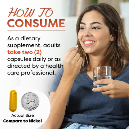 Best Naturals Turmeric Curcumin 1500mg/Serving with Bioperine - 180 Veggie Capsules Best Naturals