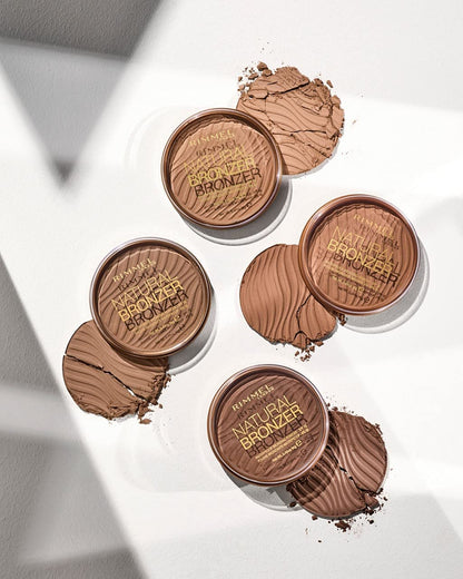 Rimmel London Natural - 022 Sun Bronze - Bronzer, Matte Finish, 0.49oz Rimmel