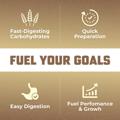 Huge Creamy Rice, Maple Brown Sugar, Rice Cereal (Cream of Rice Style), Quick & Easy Preparation, Fast-Digesting Carbohydrates, Sugar-Free, Creamy Texture, Pre & Post Workout Fuel, 30 Servings