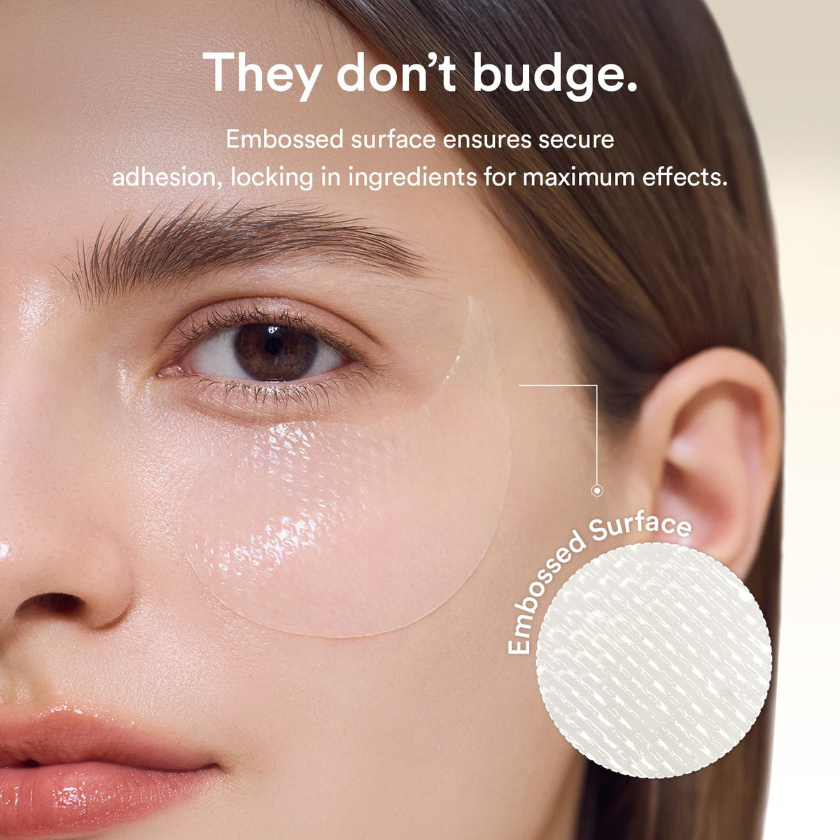 Abib Vegan Collagen Eye Patches for Wrinkles & Fine Line with Jericho Rose Jelly & Peptides, 60 Count, Korean Skin Care abib