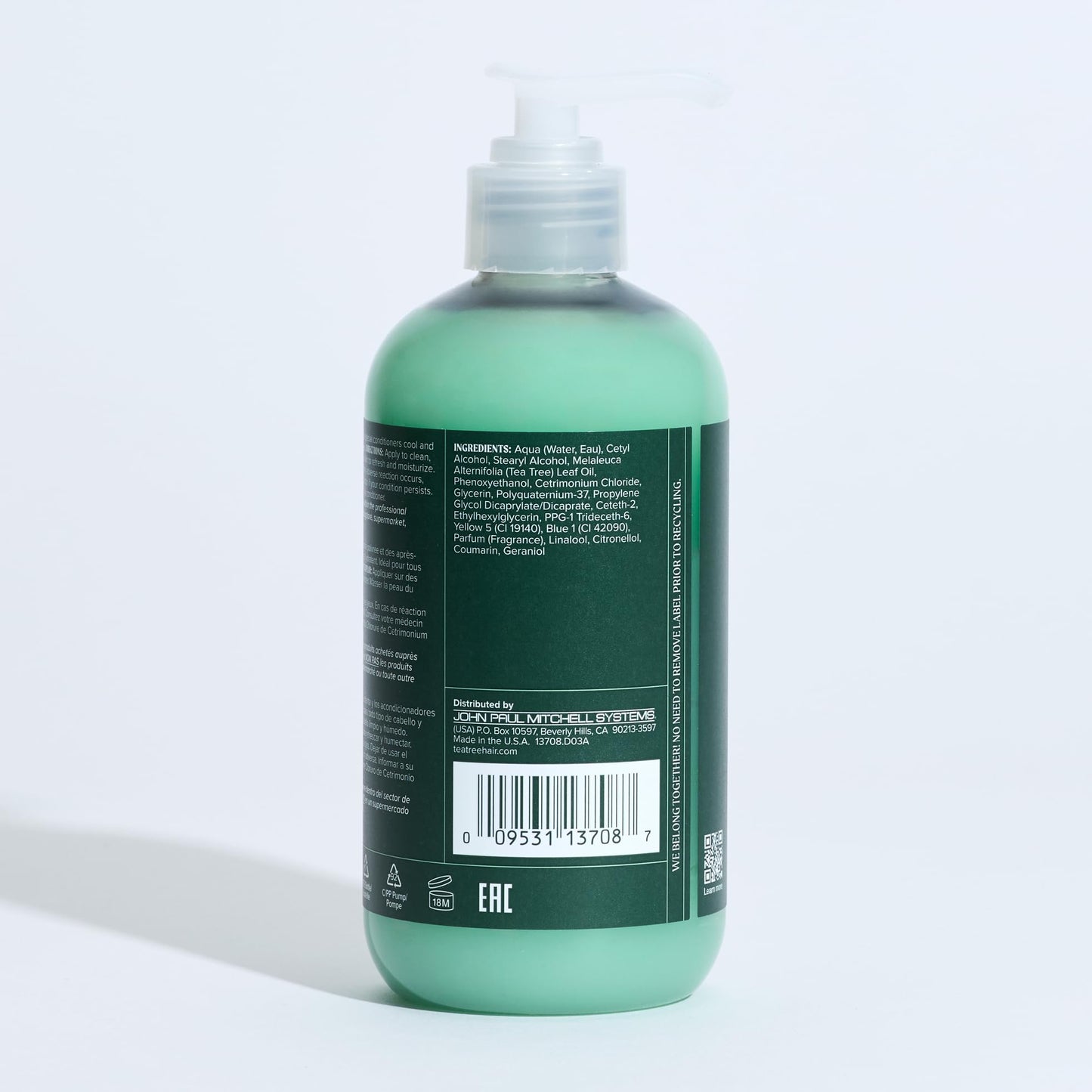 Tea Tree Hair and Body Moisturizer Leave-In Conditioner, Body Lotion, After-Shave Cream, For All Hair + Skin Types, 10.14 fl. oz. Tea Tree