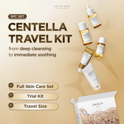 SKIN1004 Centella Travel Kit, Korean Skin Care Set of 5, Travel Size SKIN1004