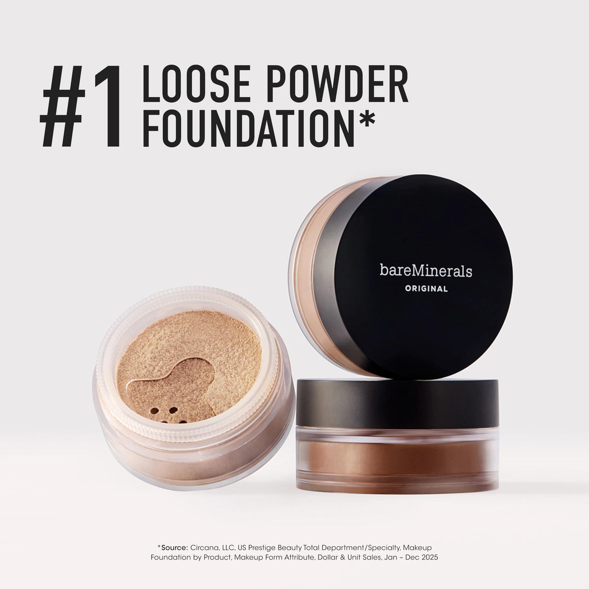 bareMinerals ORIGINAL Loose Powder Foundation, Medium Beige 12, 0.28 oz bareMinerals