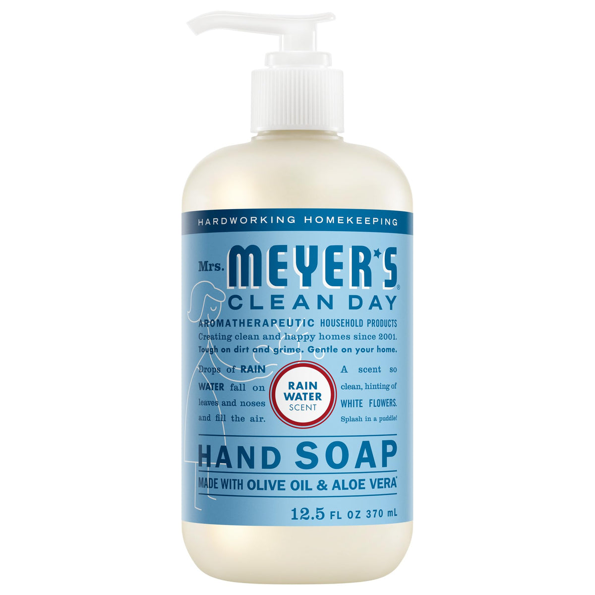 Mrs. Meyer's Clean Day, Hand Soap, Rain Water Scent, 12.5 Fl Oz Mrs. MEYER'S