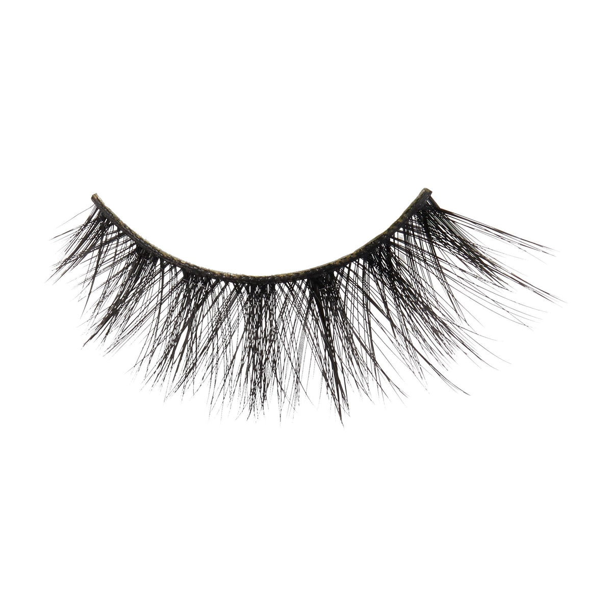 Kiss Lash Couture False Eyelashes, Triple Push-Up Teddy, 1 Pair, 12mm 3D Volume Strip Lashes, Fluffy, Dramatic Effect, Cushioned Flexi-Band, Eye-Lifting Curl & Multi Angles KISS