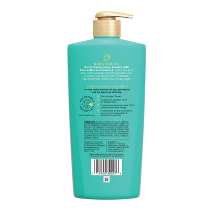 Jergens Shea Fusion Tropical Escape Body Lotion, Moisturizer with Shea Butter & Vitamin E, 14 Fl Oz Jergens