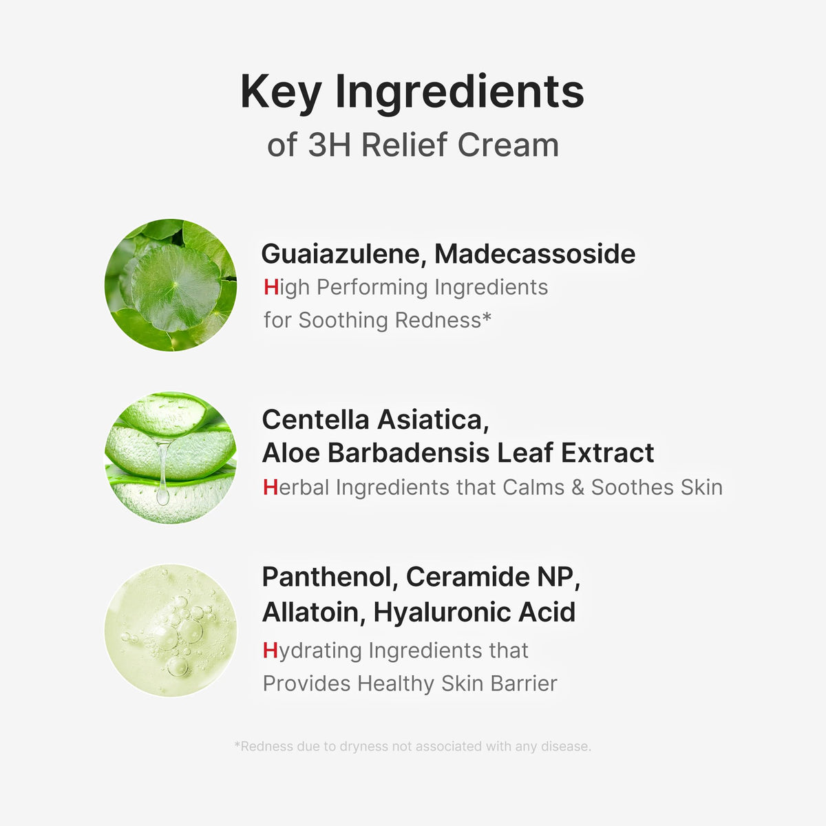 medicube 3H Daily Relief Cream for All Skin Types & After Spot Care medicube