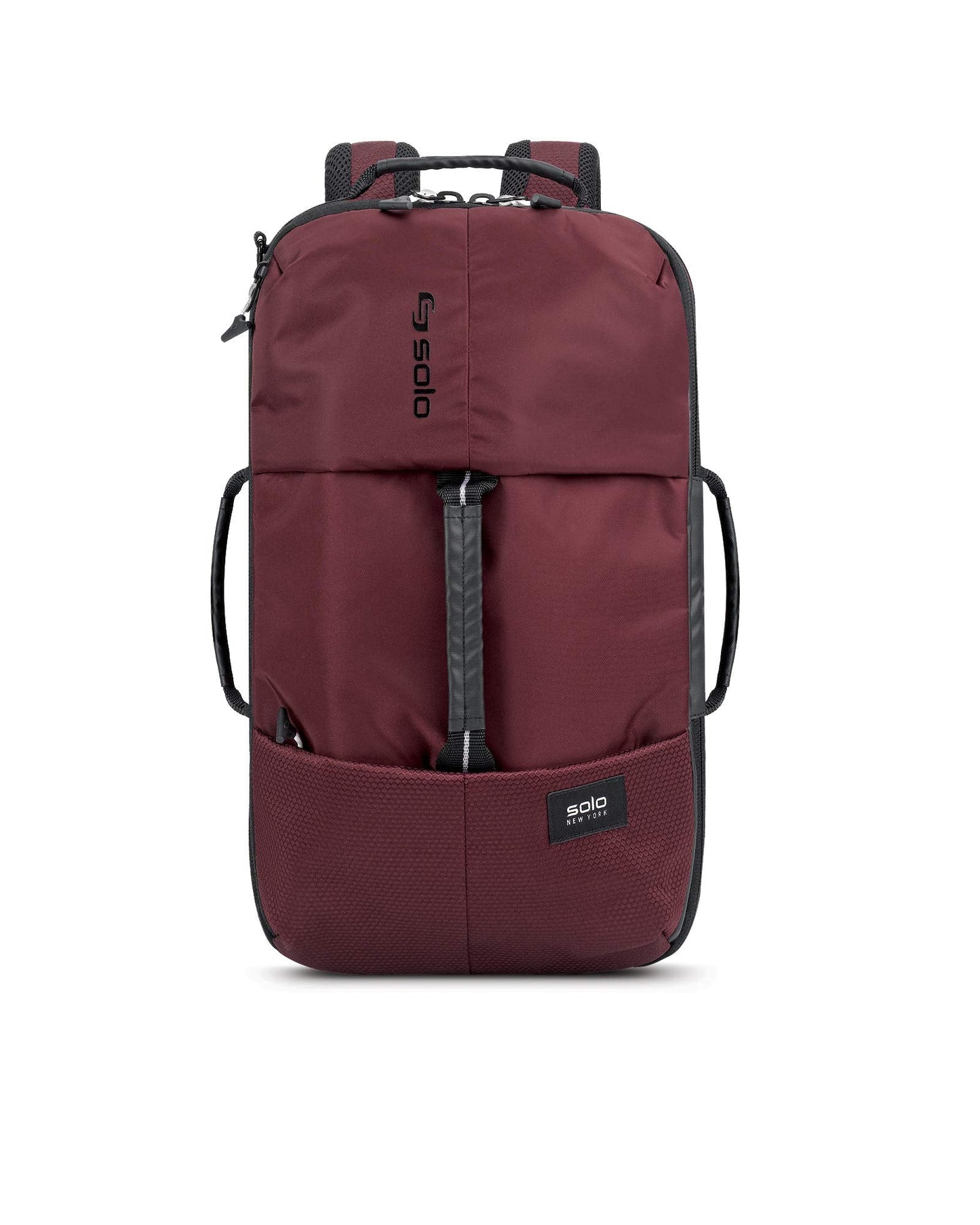 Solo New York Travel Backpack Duffel - Convertible Travel Duffle Bag for Men & Women, Carry On Size, Use for Gym, Flights, or Work, Separate Shoe Compartment, Padded Straps - All-Star, Black Gsupps Australia