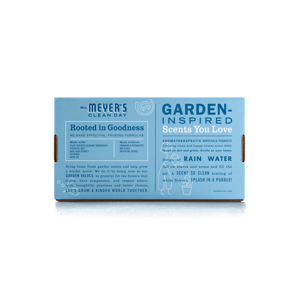 MRS. MEYER'S CLEAN DAY Foaming Hand Soap Refills, Rain Water, 4 Count Mrs. MEYER'S