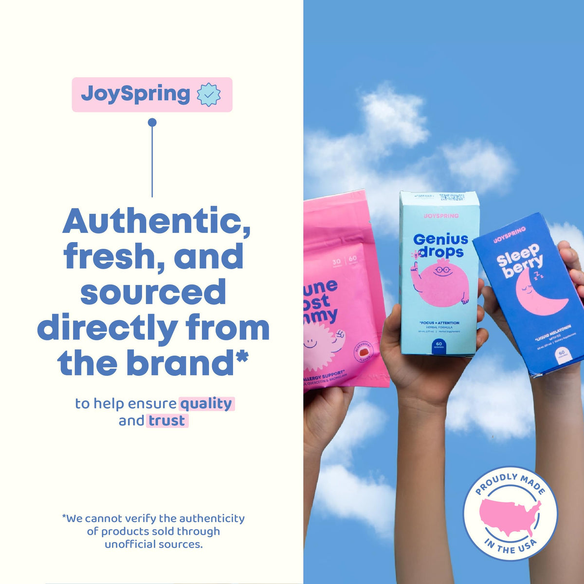 JoySpring Calmify Magnesium Citrate Liquid for Kids - Sugar-Free, Gluten-Free Calming Supplement with Chamomile JoySpring
