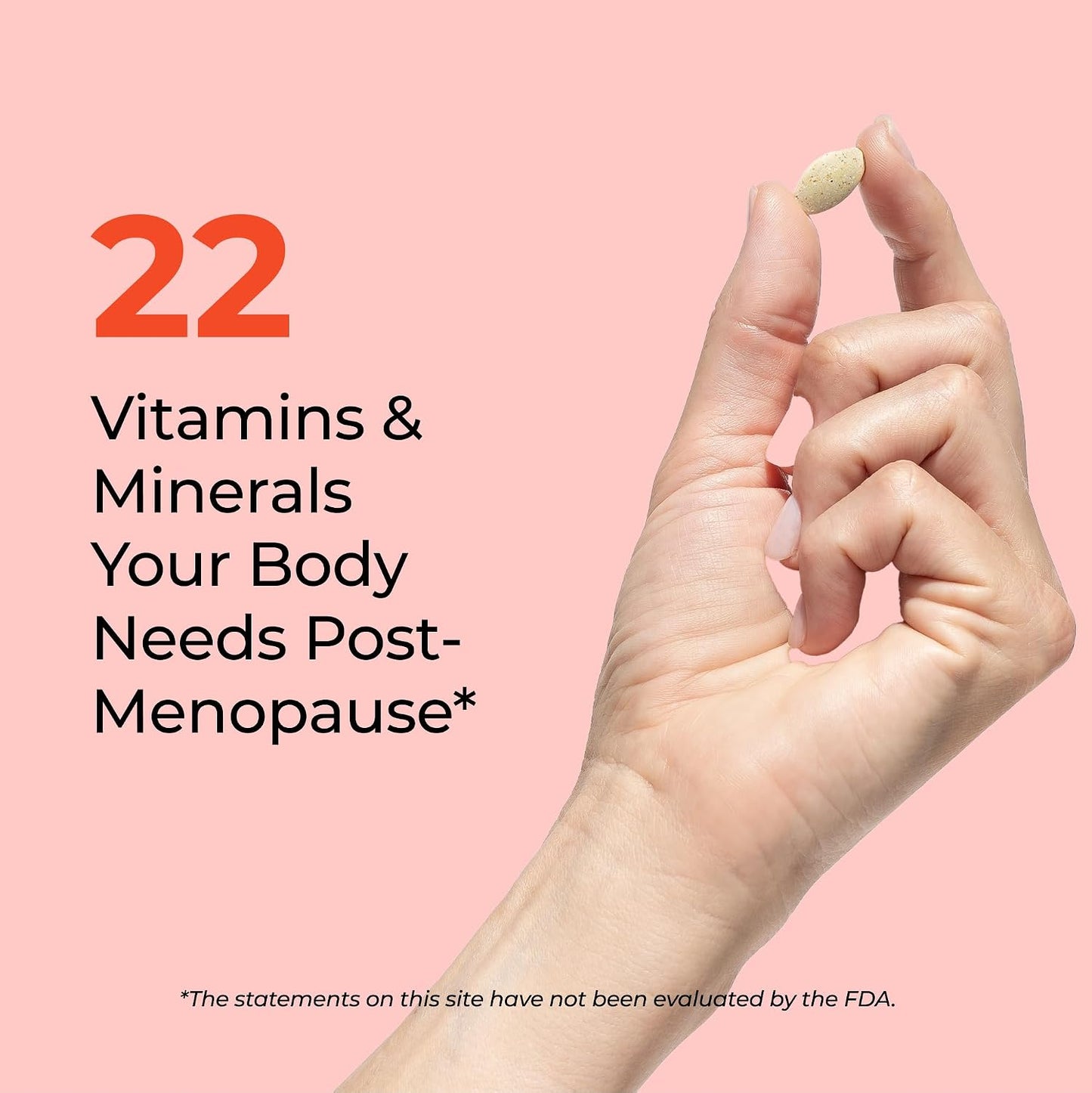 HUM Base Control Multivitamin for Women with Vitamin C, Biotin, Zinc, B Complex, Daily Women's Multivitamin, 22 Essential Vitamins & Minerals, Support for Pre-Menopause, Gluten Free, 30 Capsules