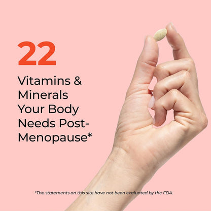 HUM Base Control Multivitamin for Women with Vitamin C, Biotin, Zinc, B Complex, Daily Women's Multivitamin, 22 Essential Vitamins & Minerals, Support for Pre-Menopause, Gluten Free, 30 Capsules