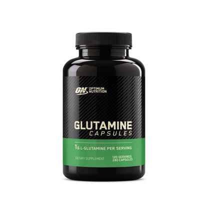 Optimum Nutrition L-Glutamine Muscle Recovery Capsules, 1000mg, 240 Count (Package May Vary) Optimum Nutrition