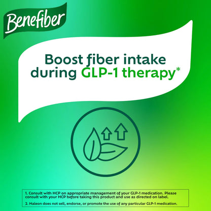 Benefiber Prebiotic GLP-1 Friendly Fiber + Superfruits Dietary Supplement, Strawberry Dragon Fruit Flavor, 8.8 oz (250g) Benefiber