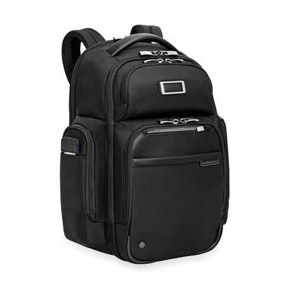 Briggs & Riley Medium Cargo Backpack for Women & Men - Laptop Backpack, For Work & Travel, Lightweight & Durable, Padded Straps, Fits up to 15" Laptop - @work Collection, Black Gsupps Australia