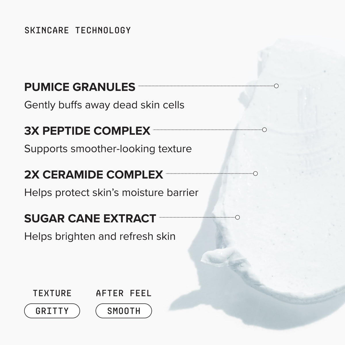 DRMTLGY Microdermabrasion Scrub | Gentle Facial Exfoliating Scrub DRMTLGY