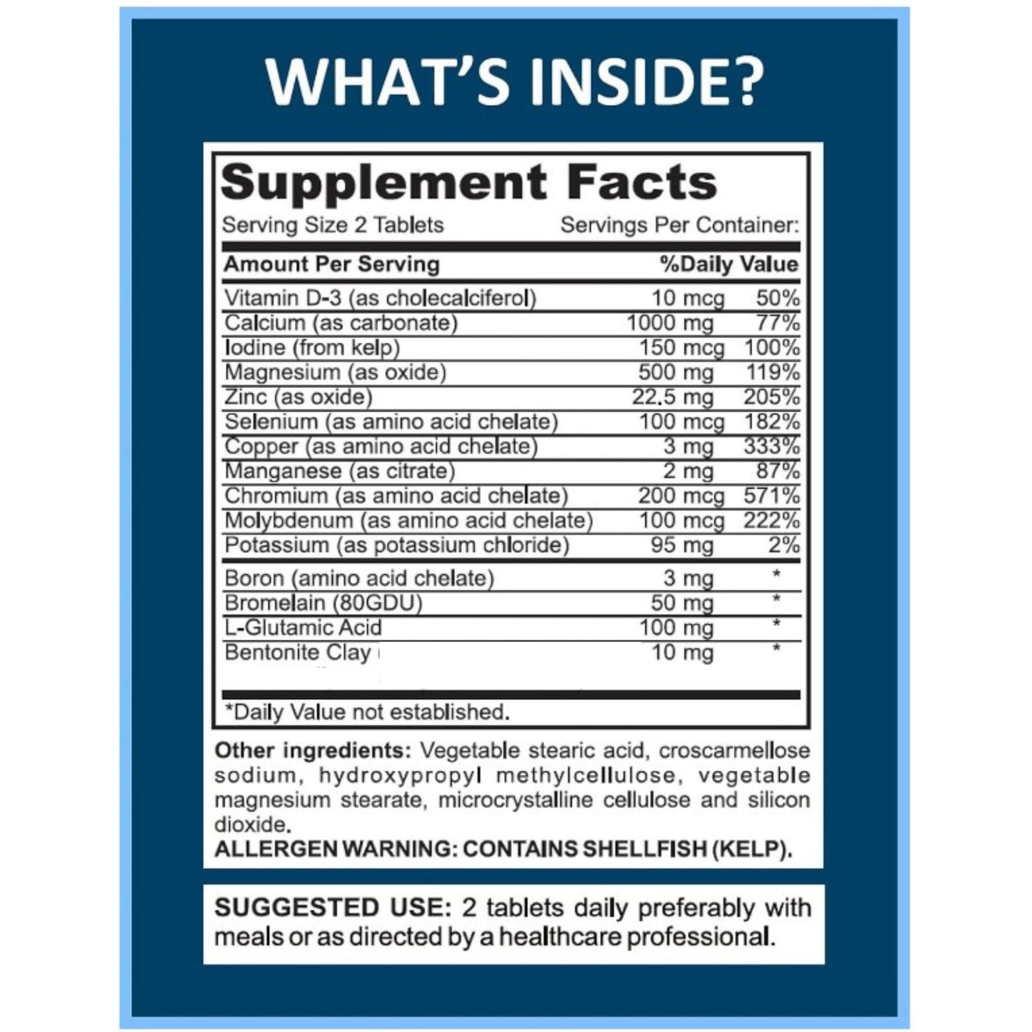 Mega Minerals Supplement by Youfit Nutrition | Trace Minerals | Premium Formula with Source of Minerals and Immune Health Support | Iron Free | All in One YouFit Nutrition