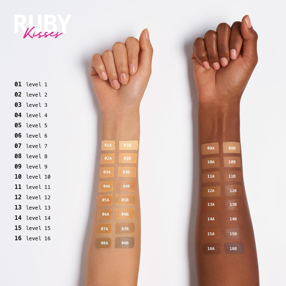 Ruby Kisses 3D Face Creator Cream Foundation & Concealer, 12 Hours Long Lasting, Medium to Full Coverage, Non-Greasy, Ideal for Makeup & Contour Palette (Level 15) Ruby Kisses