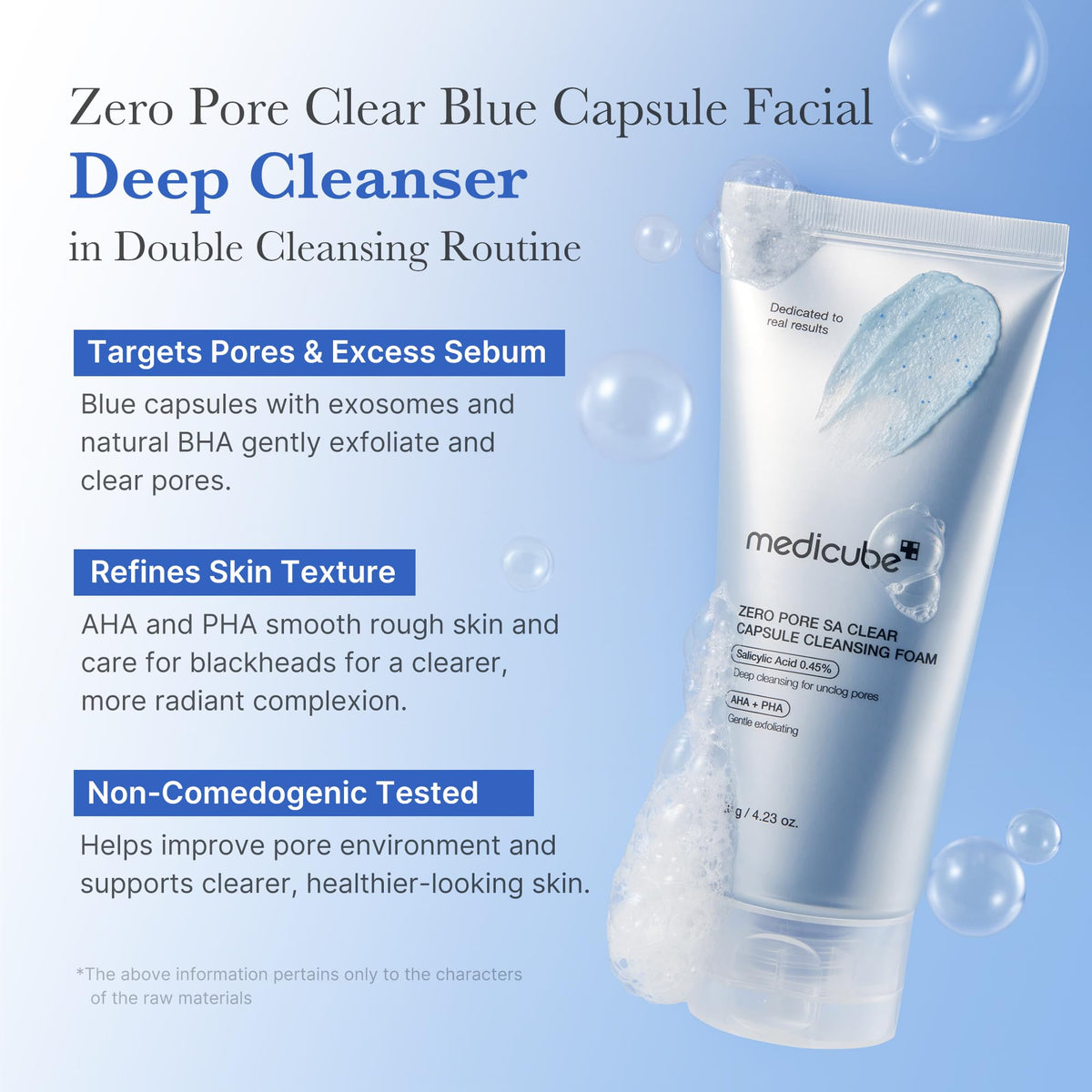 medicube Facial Cleanser Zero Pore Capsule Cleansing Foam medicube