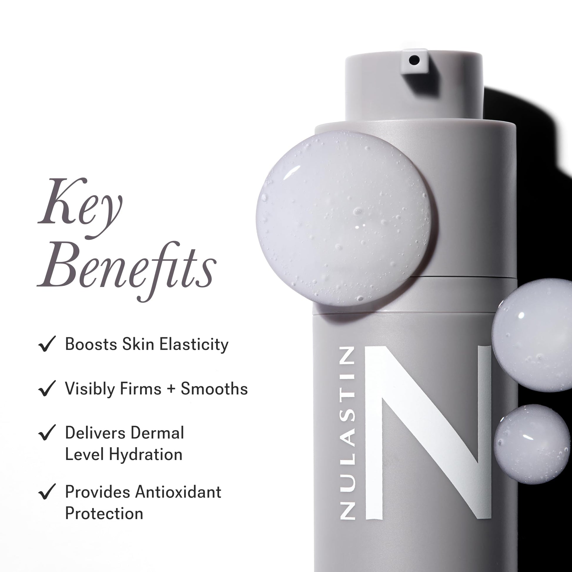 NULASTIN Dermal Rejuvenating Peptide Face Serum for Women with Elastin - Firming, Anti Aging, Barrier Repair, Plumping Hydrating Serum Sensitive & Mature Skin - Vegan, 1 Fl Oz NULASTIN buy australia supplements