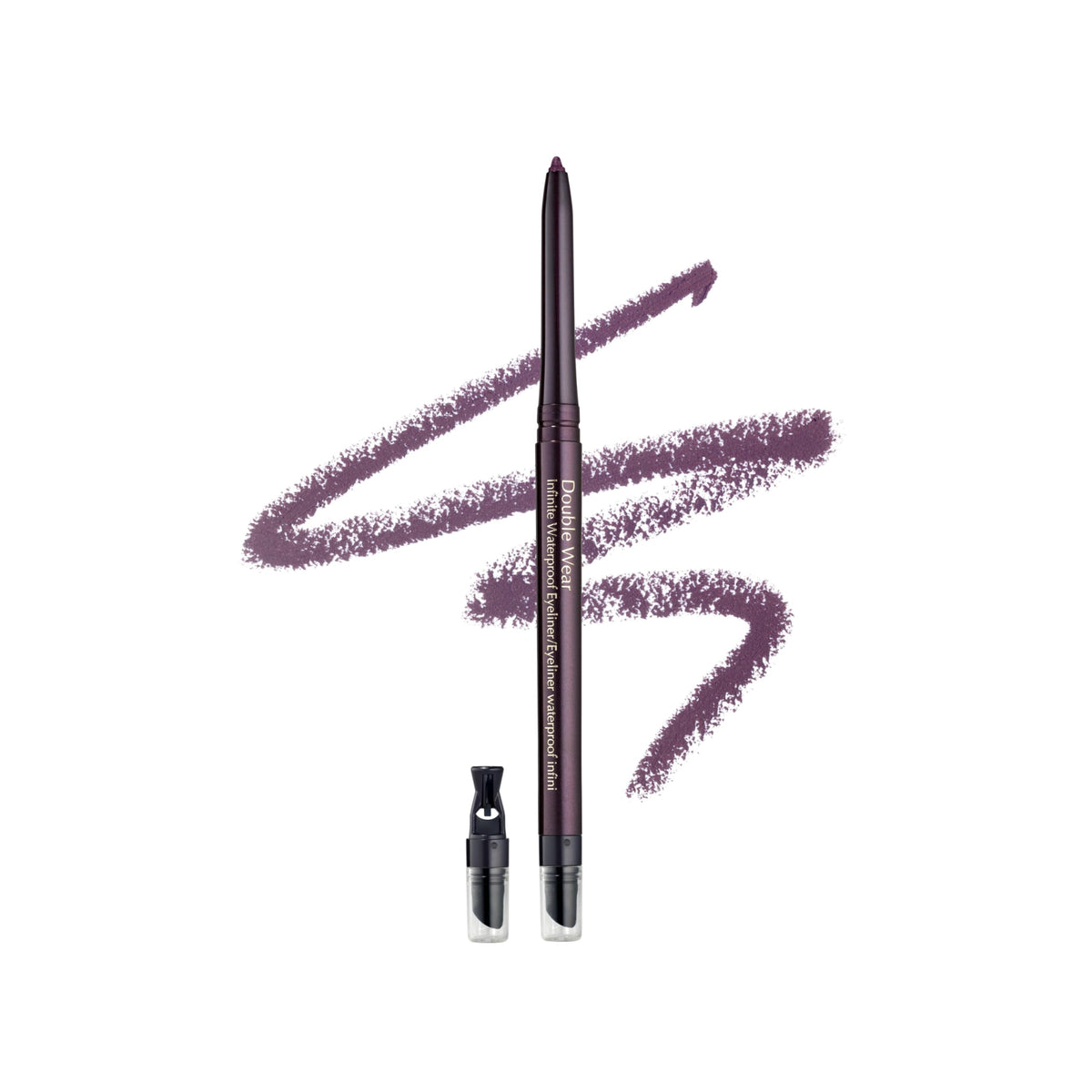 Estée Lauder Double Wear Long-Lasting Infinite Waterproof Eyeliner Pencil | Includes Built-In Sharpener, 06 Deep Plum Estée Lauder