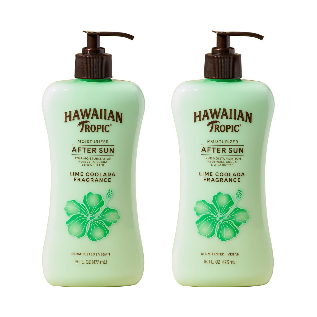 Hawaiian Tropic Lime Coolada After Sun Lotion, 16 Fl Oz (2 Pack) Hawaiian Tropic