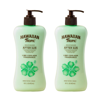 Hawaiian Tropic Lime Coolada After Sun Lotion, 16 Fl Oz (2 Pack) Hawaiian Tropic