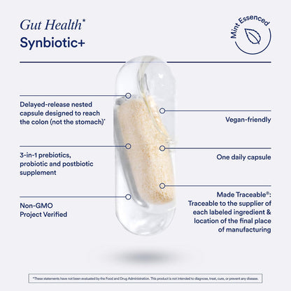 Ritual Postnatal Multivitamin and Gut Duo Supplements with Postnatal Vitamins and Synbiotic+: 3-in-1 Probiotic, Prebiotic, Postbiotic, Supports Lactation, and Gut Health, 30 Day Supply