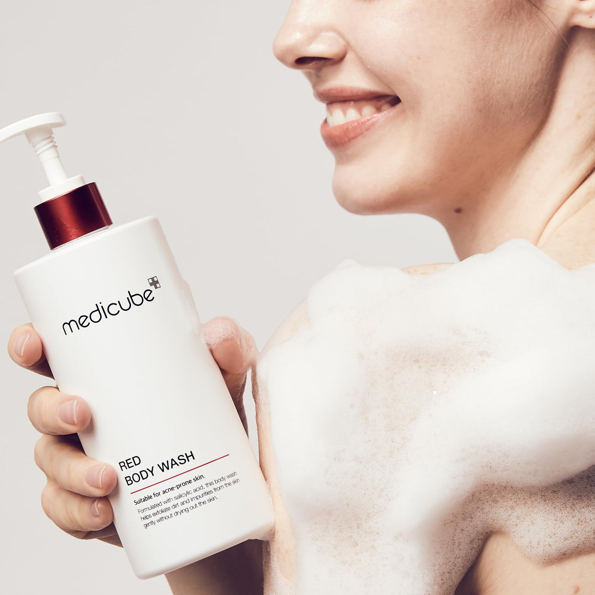 medicube Red Body Wash - Low pH Clarifying Body Wash For Back & Chest medicube