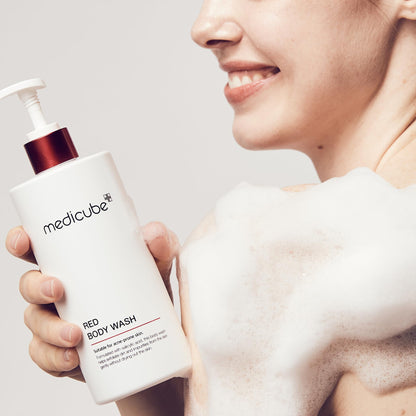 medicube Red Body Wash - Low pH Clarifying Body Wash For Back & Chest medicube