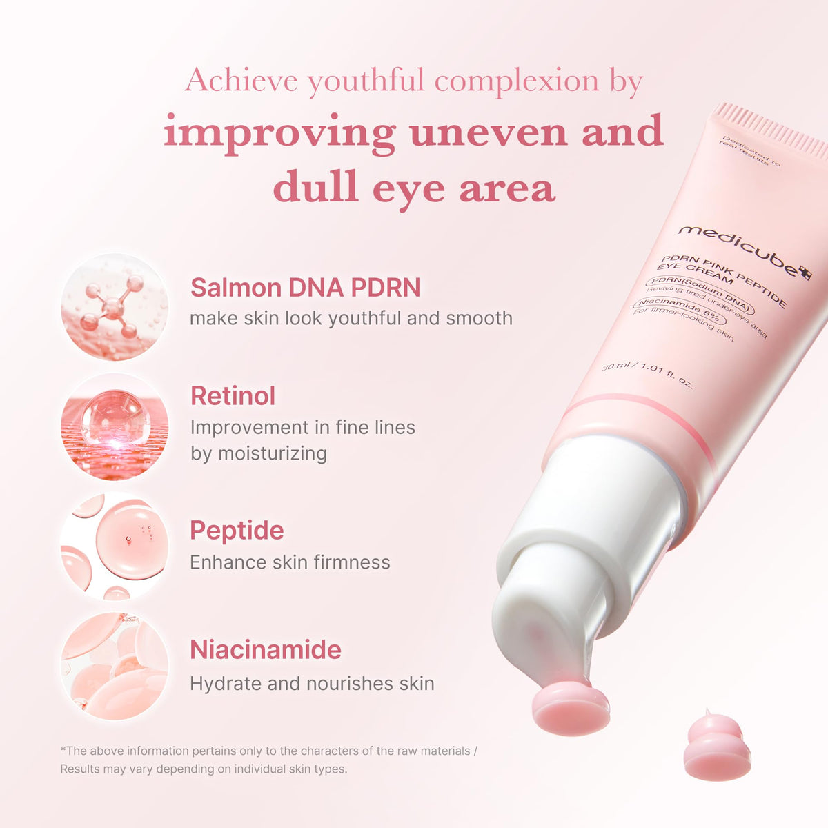 medicube Eye Serum with Salmon DNA PDRN & Pink Peptides medicube