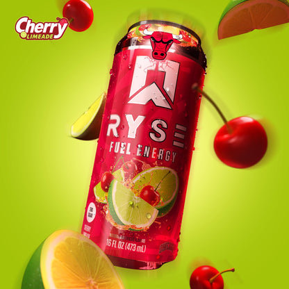 RYSE Fuel Energy Drink - Variety Pack - Sugar Free, Gluten Free & Vegan - 200mg Natural Caffeine, Taurine & Choline for Focus & Energy - No Artificial Colors - 16 fl oz Cans (12-Pack)