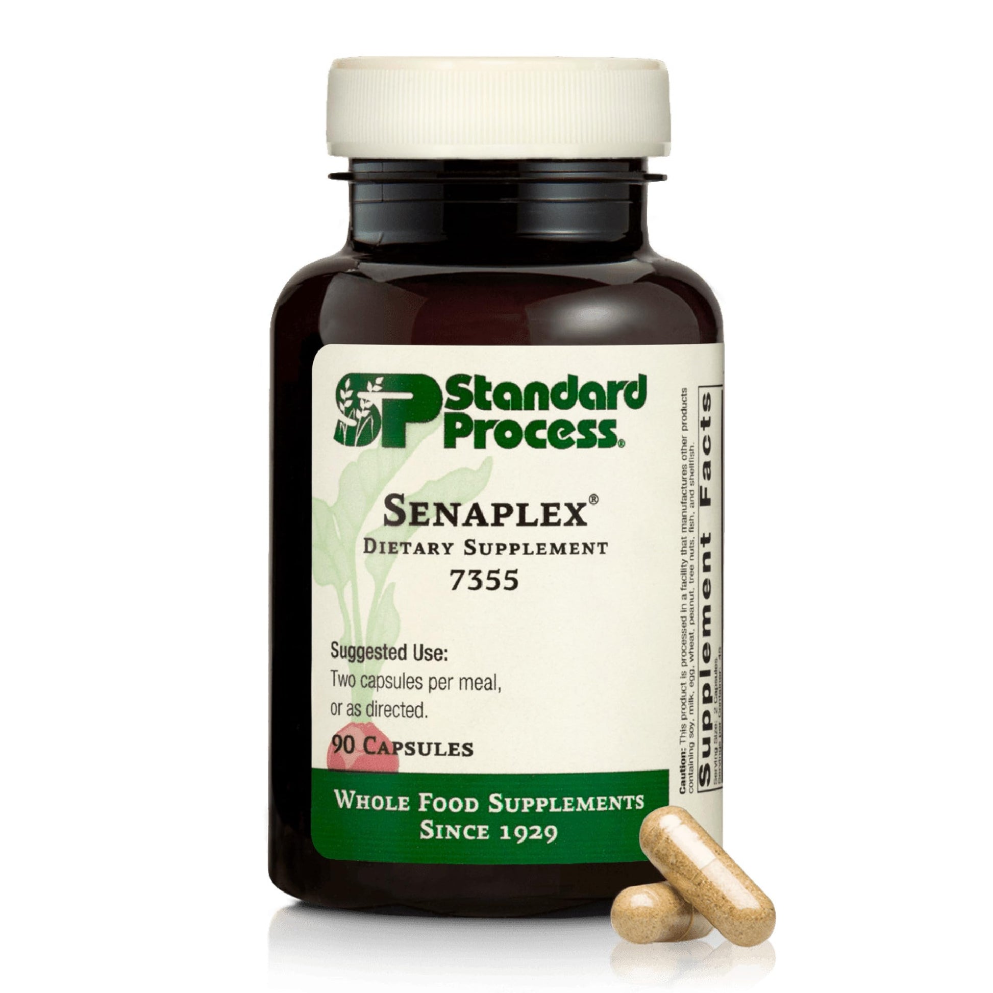 Standard Process Senaplex - Nervous System Support with Niacin, Vitamin B12 & B6 - Supports Brain Health & Cellular Health - Offers Antioxidant Activity - Non-Dairy - 90 Capsules (45 Servings) Standard Process Inc. buy australia supplements