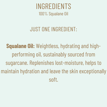 BIOSSANCE 100% Squalane Oil - Vegan Face & Body Oil Moisturizer - 3.3 oz BIOSSANCE