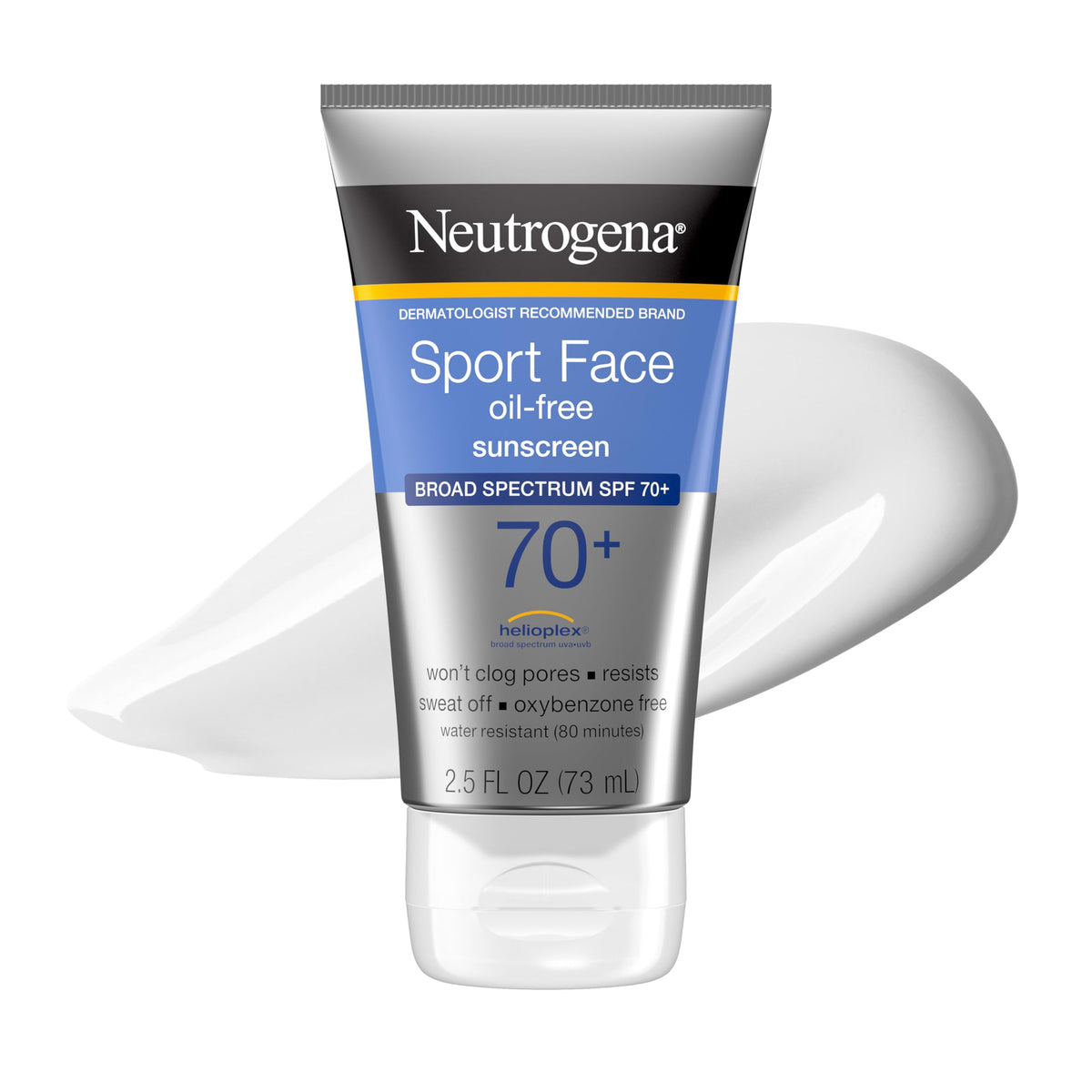 Neutrogena Sport Face Sunscreen Lotion SPF 70+, 2.5 fl. oz Neutrogena