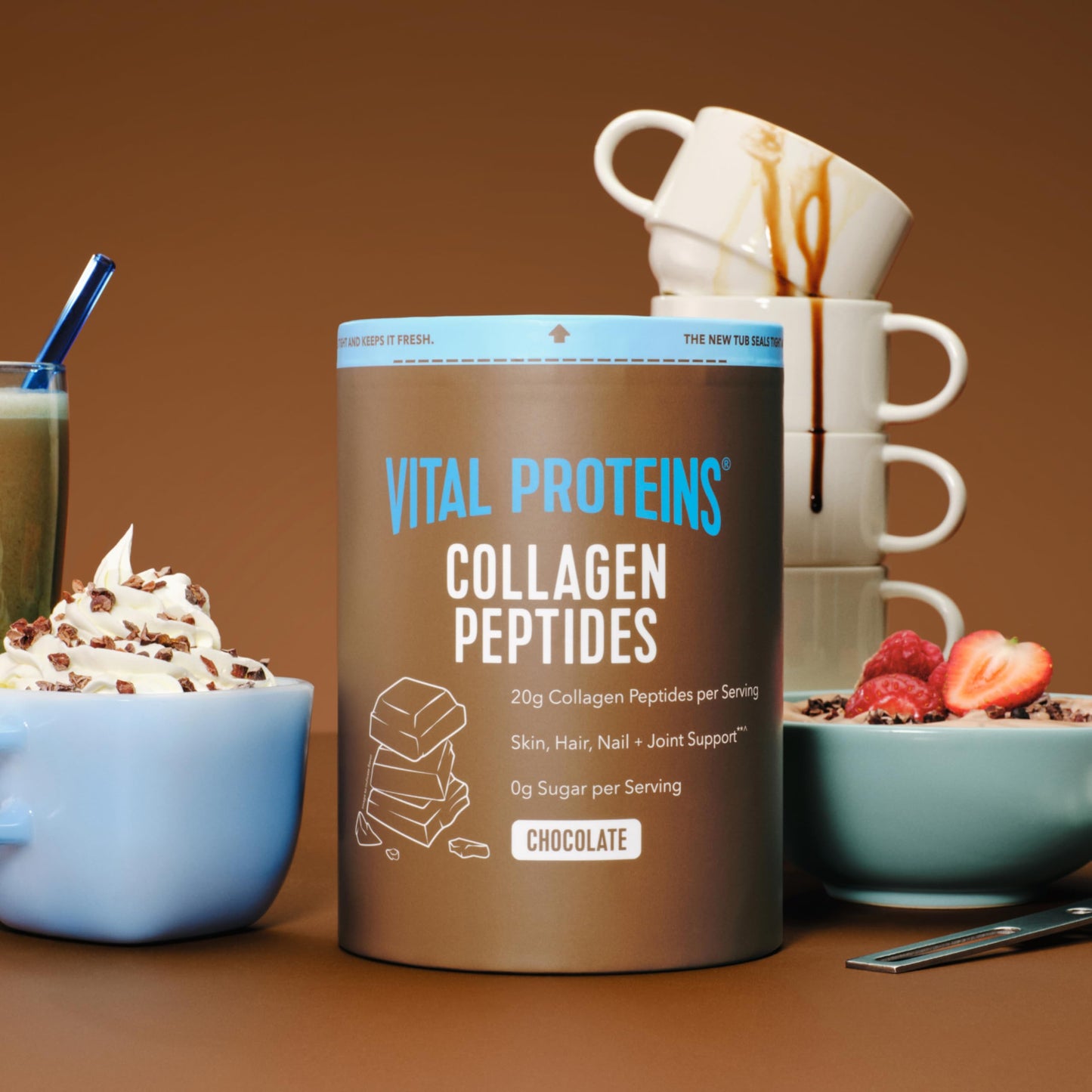 Vital Proteins Collagen Peptides Powder - Chocolate Powder for Hair, Nail, Skin, Bone & Joint Health, 13.5oz Vital Proteins