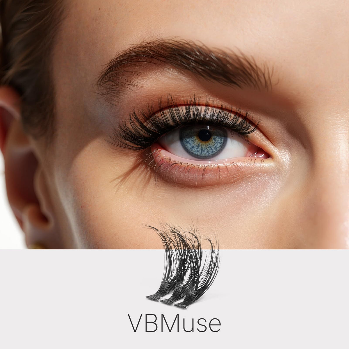 VEYESBEAUTY Lash Clusters Fluffy Individual Eyelash Extensions VBmuse VEYESBEAUTY