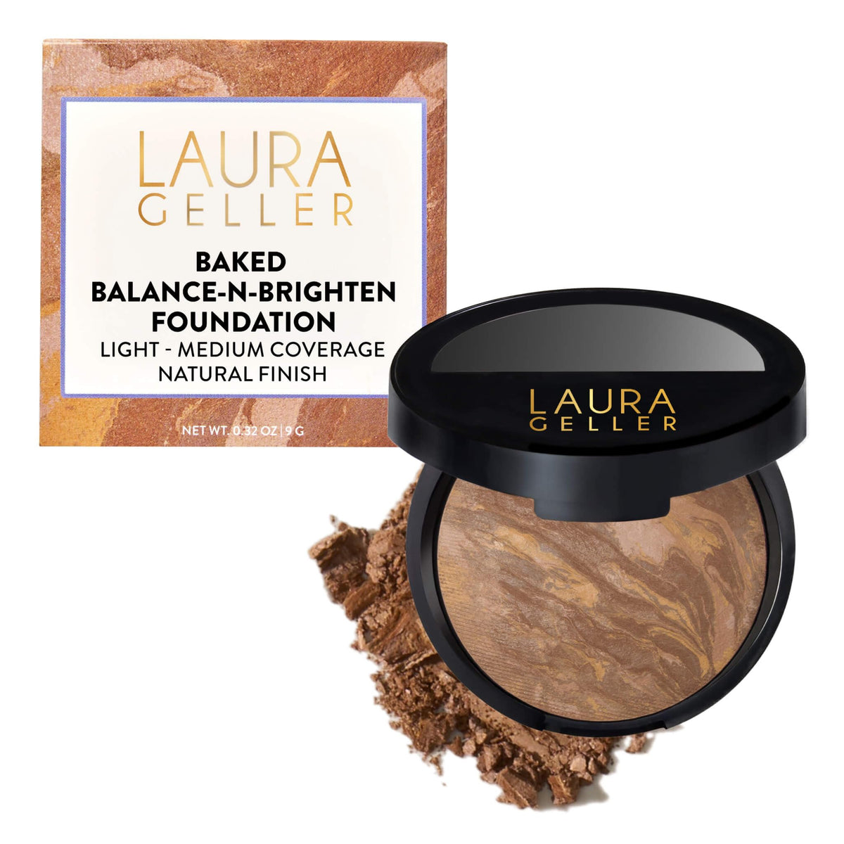LAURA GELLER Baked Balance-n-Brighten Powder Foundation – Tan LAURA GELLER NEW YORK