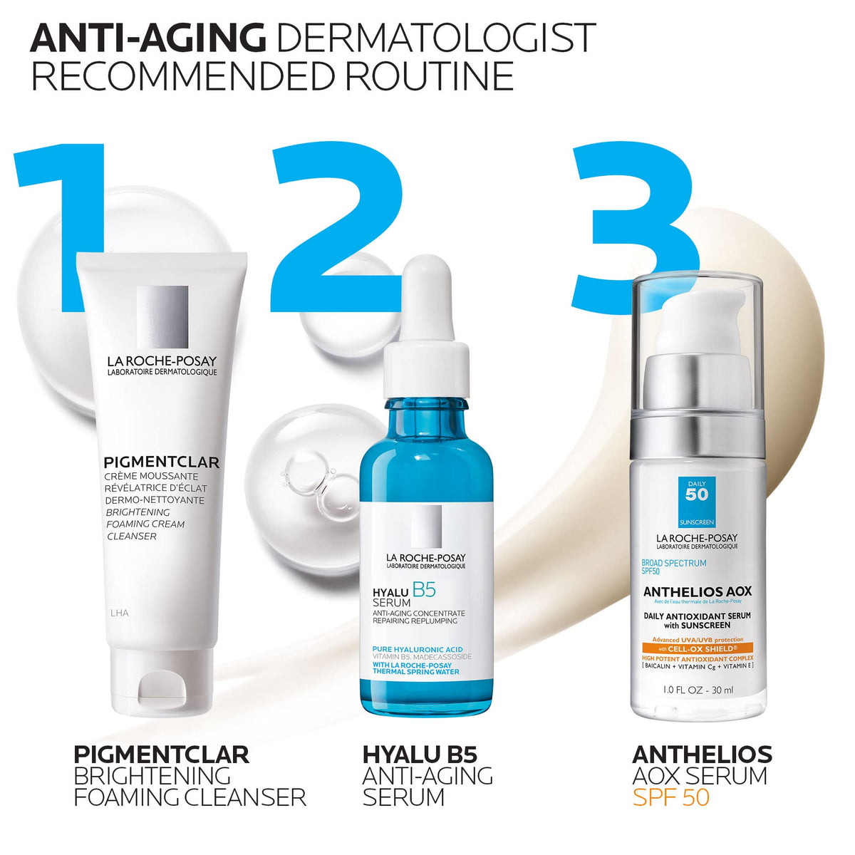 La Roche-Posay Anthelios AOX Antioxidant Serum with Sunscreen SPF 50 1oz La Roche-Posay