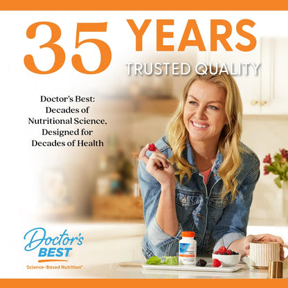 Doctor's Best L-Theanine Contains Suntheanine, Helps Reduce Stress & Sleep, Non-GMO, Gluten Free, Vegan, 150 mg (DRB-00197), 90 Count Doctor's BEST