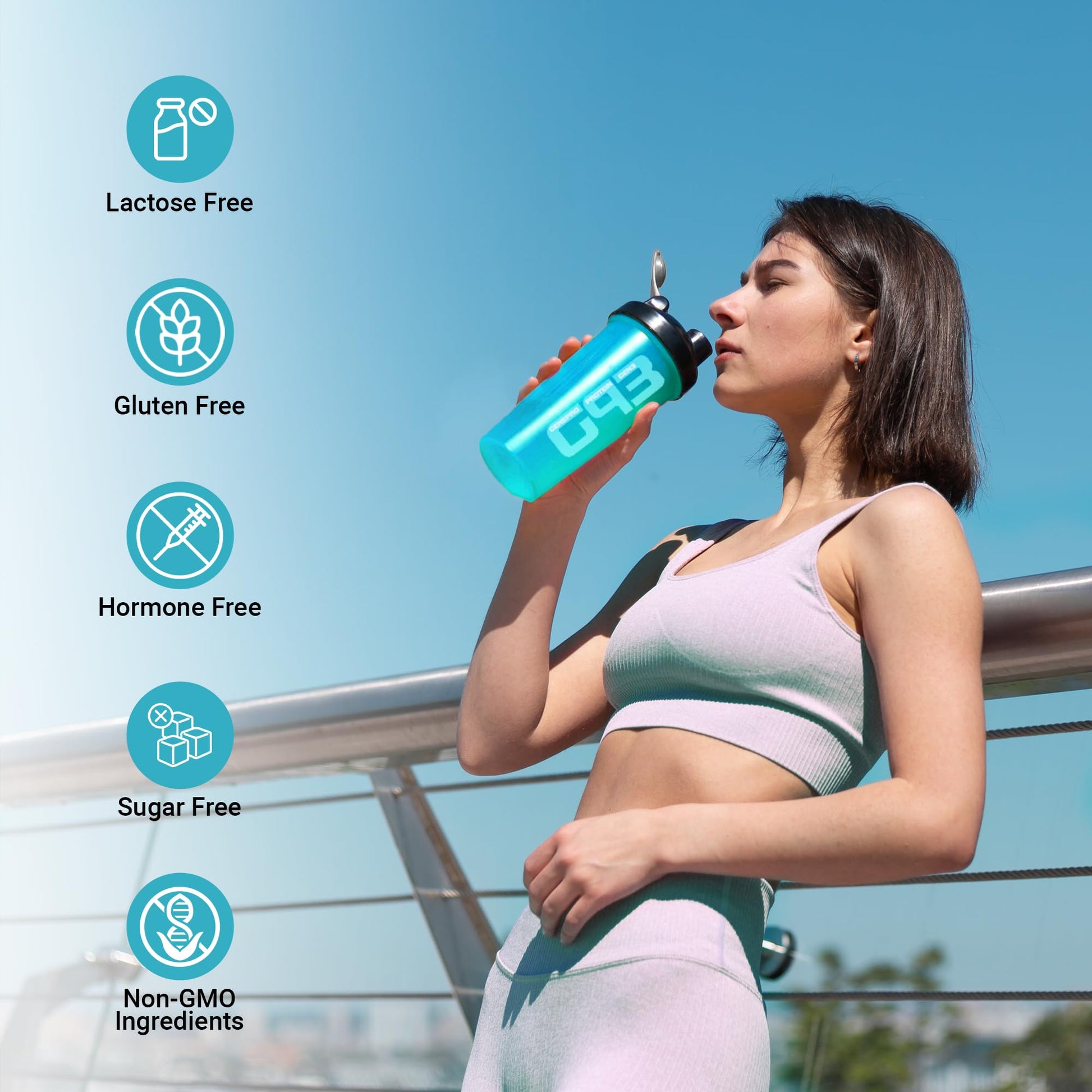 Genepro Unflavored Protein Powder - New Formula - Lactose-Free, Gluten-Free, & Non Genepro Gen. 3 The Protein Solution buy australia supplements