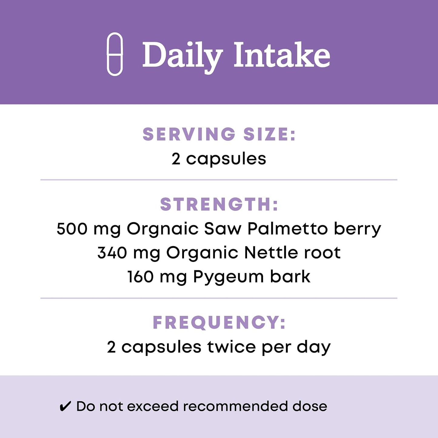 Oregon's Wild Harvest Organic Saw Palmetto Pygeum Herbal Supplement in Vegan Capsules - 90 Count Gsupps Australia
