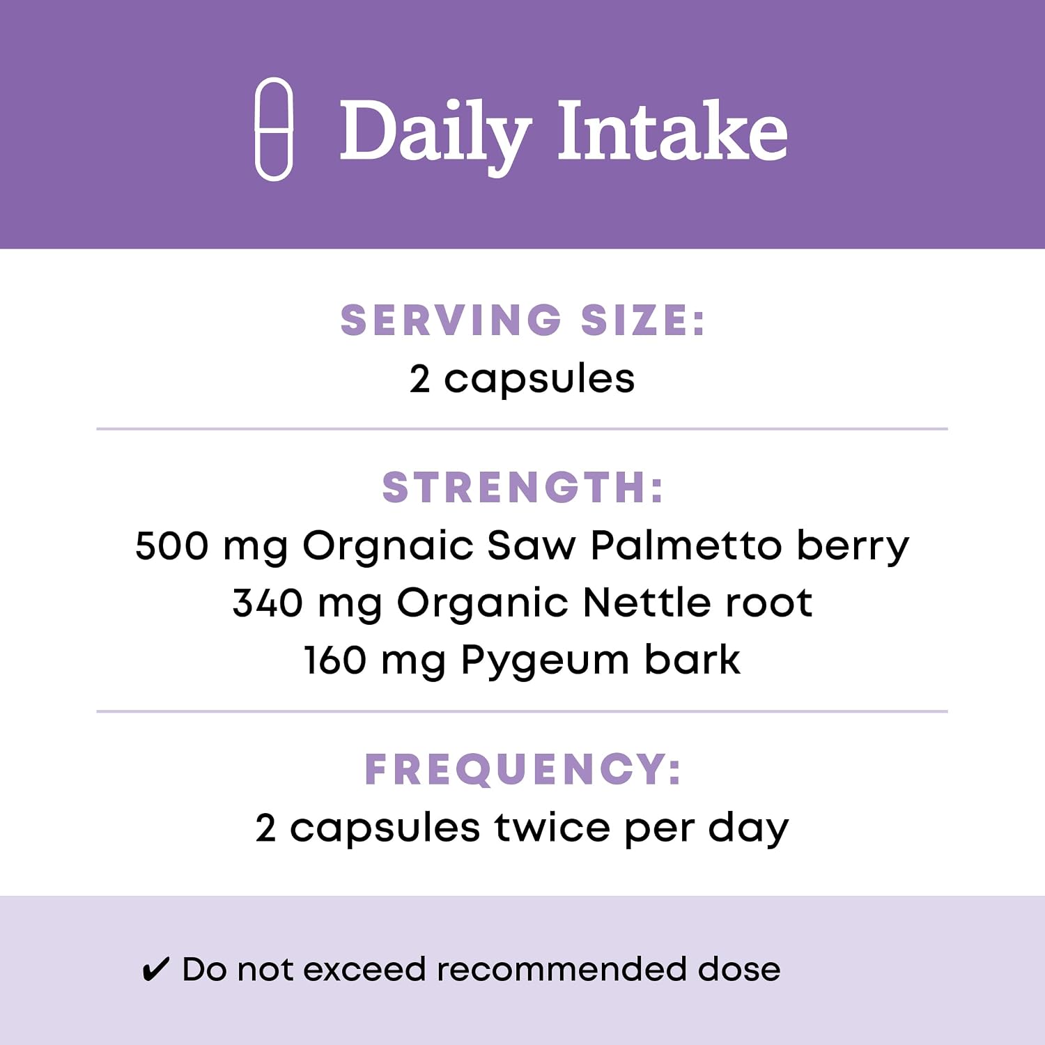 Oregon's Wild Harvest Organic Saw Palmetto Pygeum Herbal Supplement in Vegan Capsules - 90 Count Gsupps Australia