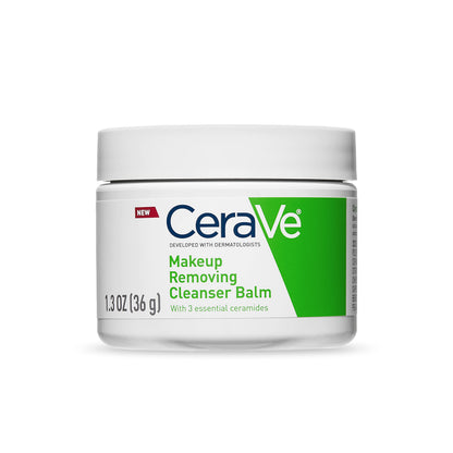 CeraVe Cleansing Balm Makeup Remover, Waterproof Makeup Remover With Ceramides CeraVe