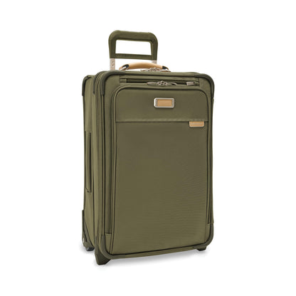 Briggs & Riley Essential 22" 2-Wheel Expandable Carry On - Luggage for Travel, Suitcases with Wheels, Softside Rolling Bag for Men & Women, Self-Repairing Zipper - Baseline Collection, Black Gsupps Australia