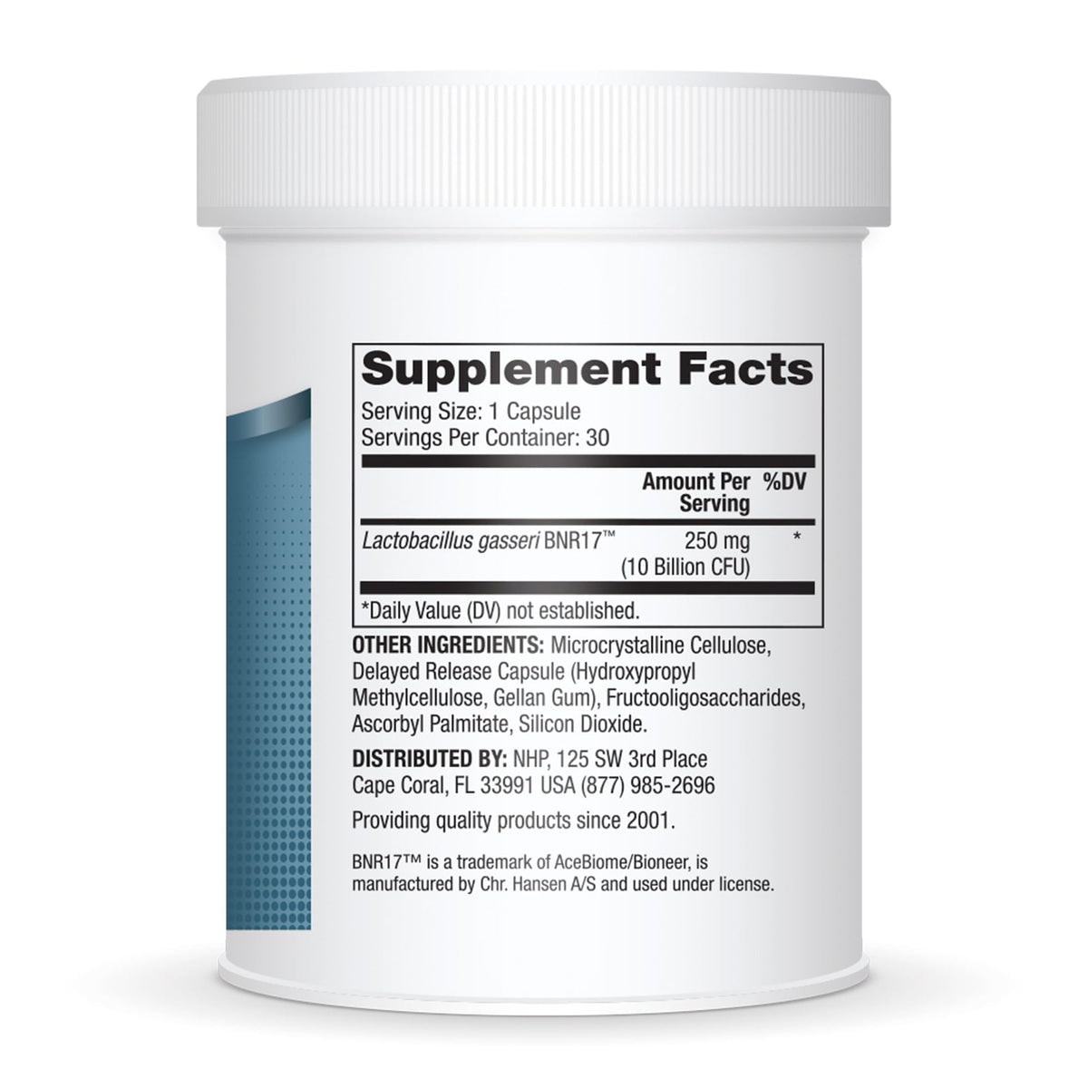 Dr. Mercola Biothin Probiotic - Lactobacillus Gasseri BNR17 - Supports Digestive Health & Metabolism - 30 Delayed-Release Capsules (30 Servings) Dr. Mercola