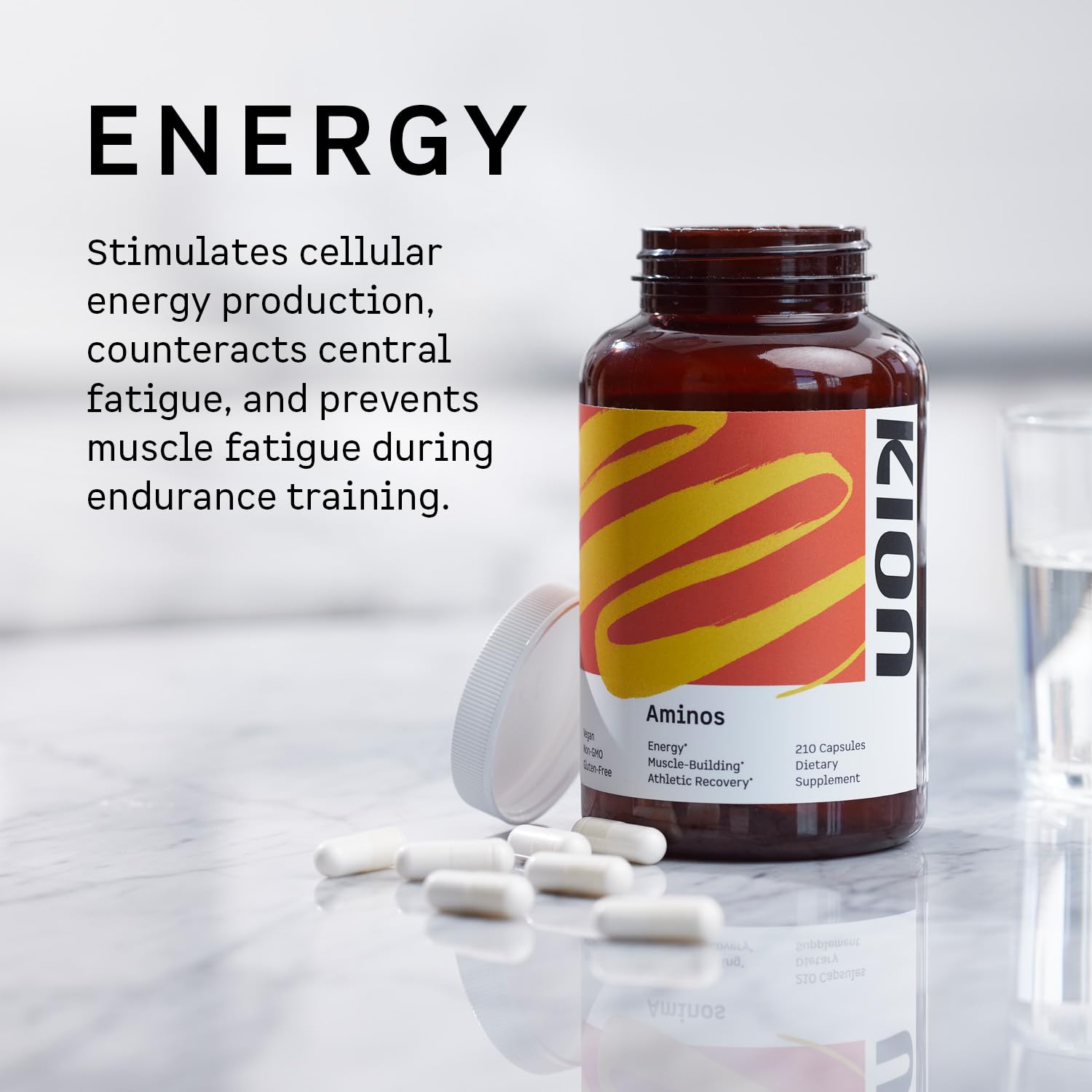 Kion Aminos Essential Amino Acids Capsules | The Building Blocks for Muscle Recovery, Reduced Cravings, Better Cognition, Immunity, and More | 30 Servings Kion buy australia supplements