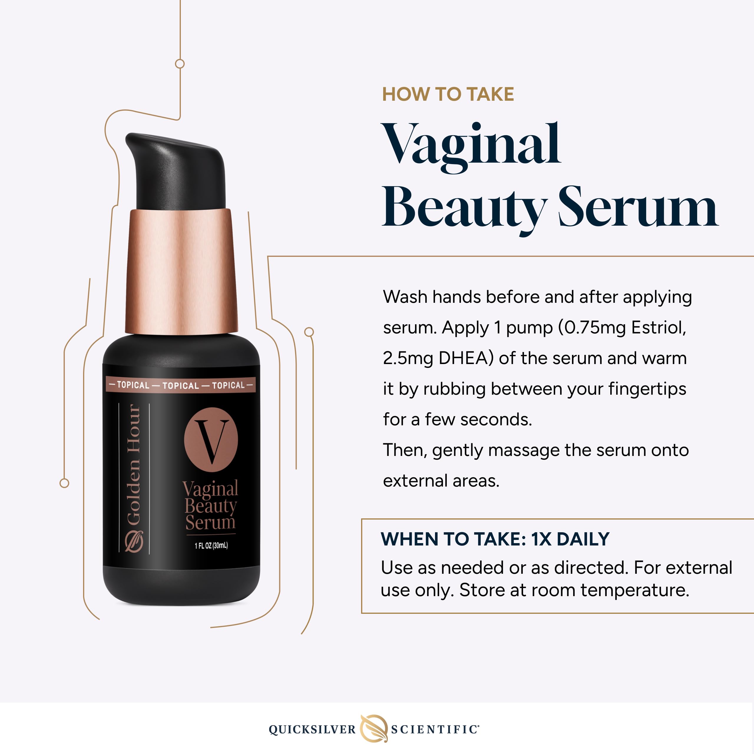 Quicksilver Scientific Vaginal Beauty Serum 1 fl oz (30ml) Quicksilver Scientific buy australia supplements
