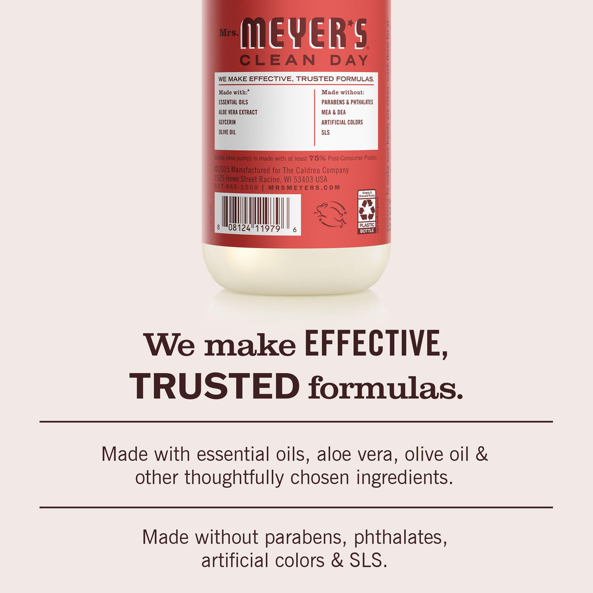 MRS. MEYER'S CLEAN DAY Hand Soap, Tomato Vine Scent, 12.5 Fl Oz Bottle Mrs. MEYER'S